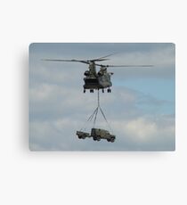 Chinook with load Canvas Print