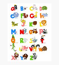 ABC (english) Photographic Print