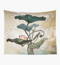 Lotus from the mud Wandbehang