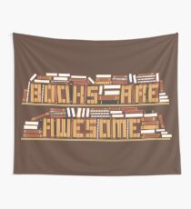 Book Are Awesome Wall Tapestry