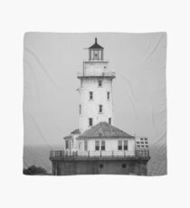 Chicago-The Lighthouse at the End of the World (black and white) Scarf