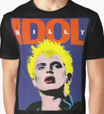 Billy Idol punk newwave Graphic T-Shirt