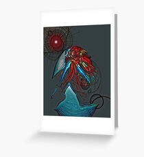 Abstract Eggshell 1 Greeting Card
