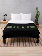 billie neon sign Throw Blanket