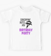 "Droppin 'in mein" Geburtstags-Party-Shirt: Gamer-Geburtstags-Geschenk Kinder T-Shirt