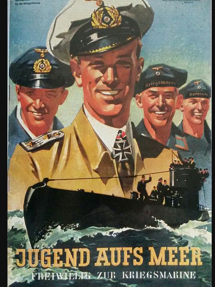 Volunteer for the Navy...vintage German Kriegsmarine by edsimoneit