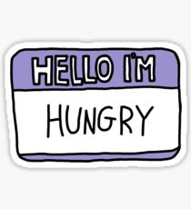 Pegatina Hola tengo hambre