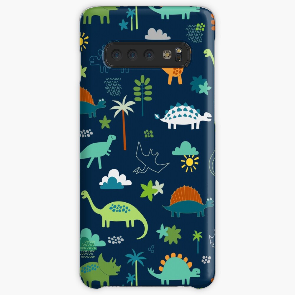 Dinosaur Land - cute Dino pattern by Cecca Designs Case & Skin for Samsung Galaxy