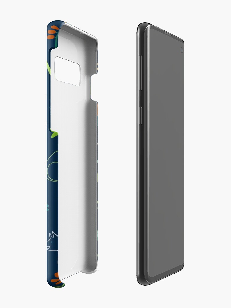 Alternate view of Dinosaur Land - cute Dino pattern by Cecca Designs Case & Skin for Samsung Galaxy