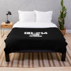 DD-214 Army Alumni Military Veteran Gifts Throw Blanket