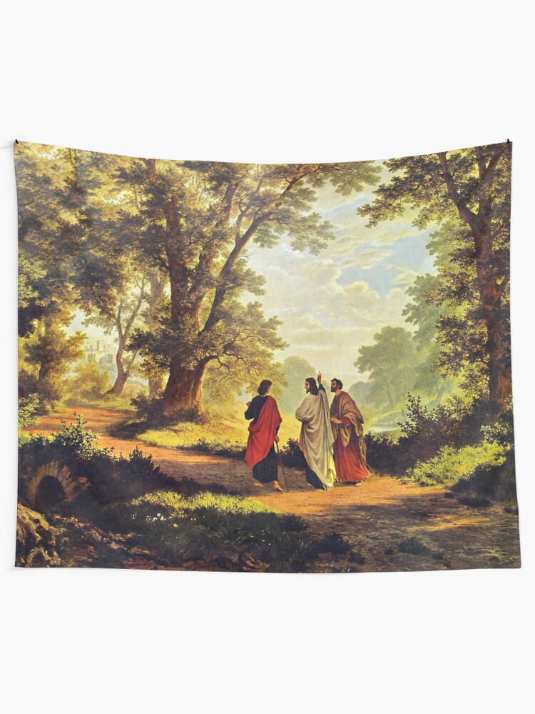 Alternate view of Road To Emmaus Tapestry