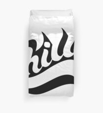Chill-Typografie Bettbezug