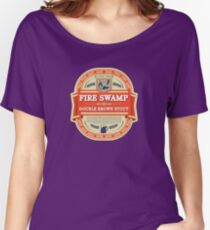 Fire Swamp Double Brown Stout Women's Relaxed Fit T-Shirt