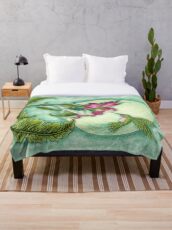 Flirting Throw Blanket