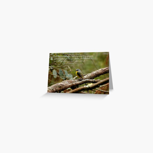 Galations 5:22 Greeting Card