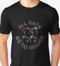 All cats go to heaven Slim Fit T-Shirt