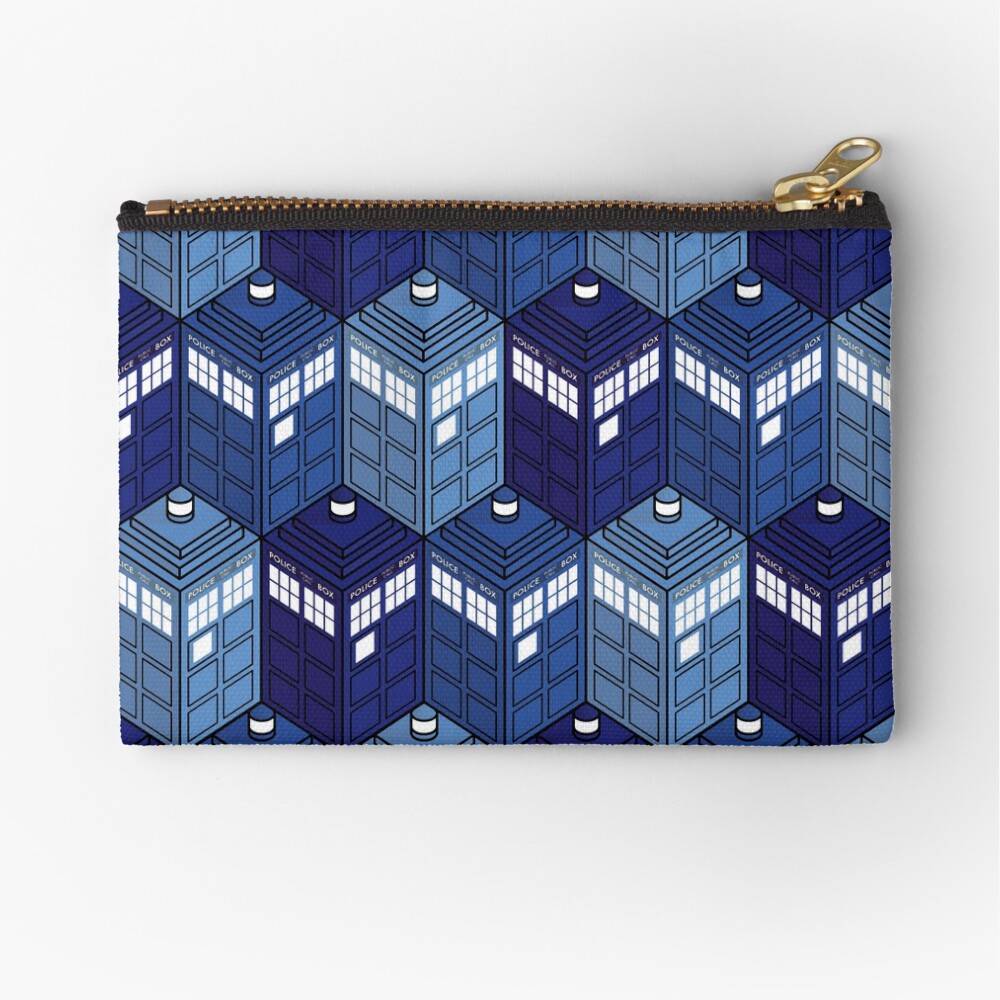 Infinite Phone Boxes Zipper Pouch