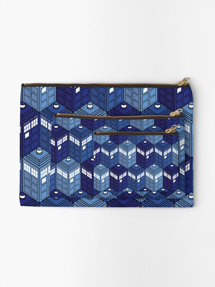 Alternate view of Infinite Phone Boxes Zipper Pouch