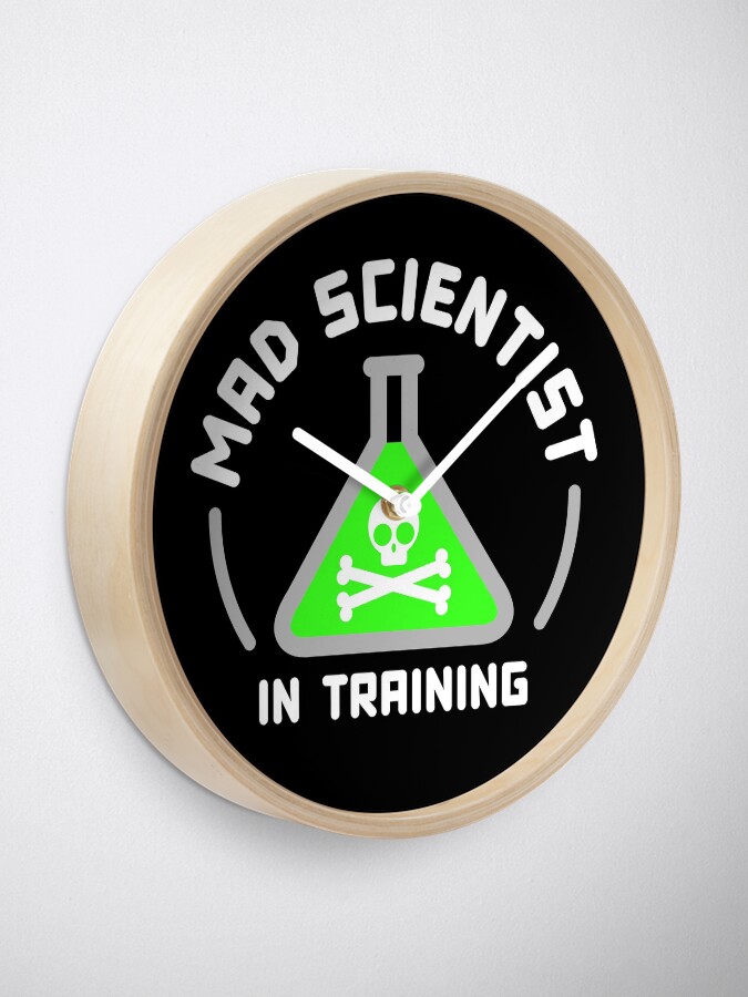 Alternate view of Mad Scientist in Training Clock