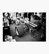 Brabham F1 car in pits Photographic Print
