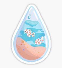Aesthetic water droplet Sticker