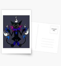 DEMON CAT Postkarten