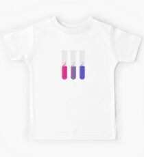 Bi Pride Test Tubes Kids T-Shirt