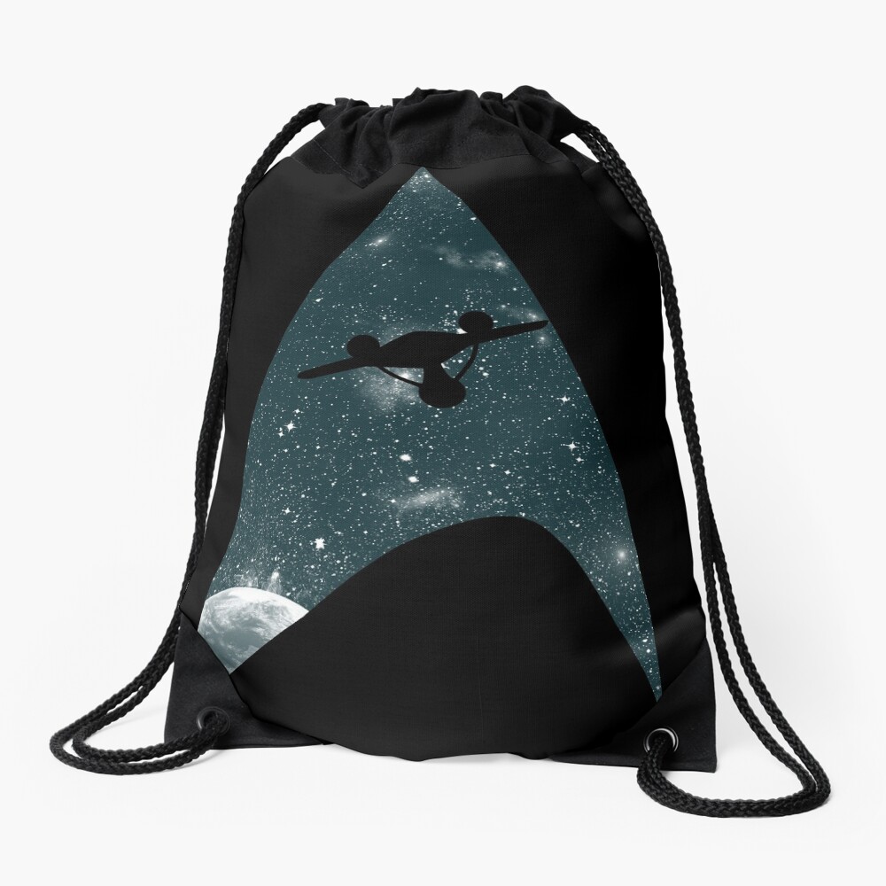 Space the final frontier Drawstring Bag