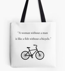 Feminismus Fahrrad Tote Bag