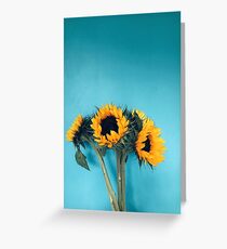 Tarjeta de felicitación Girasoles