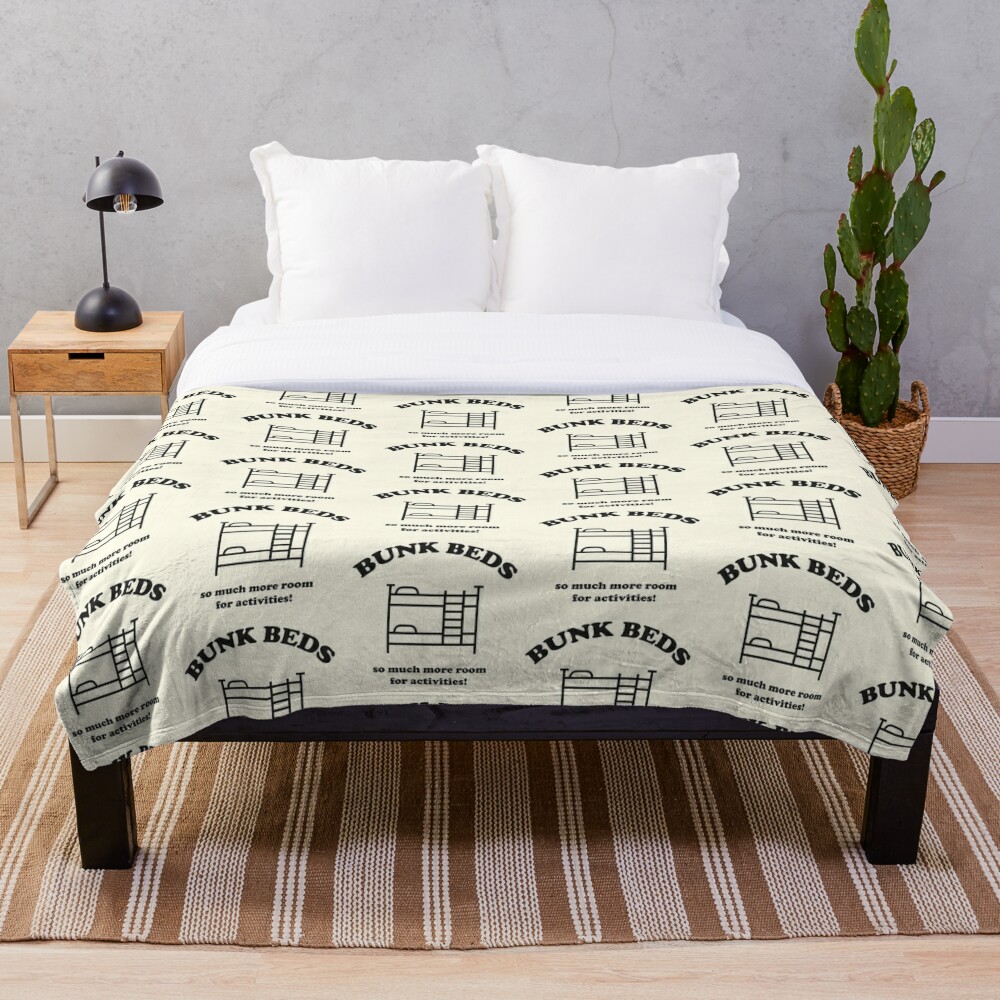 Step Brothers Quote Bunk Beds Dark Version Throw Blanket