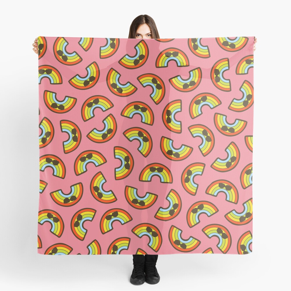 Rainbow Pride Pattern Scarf