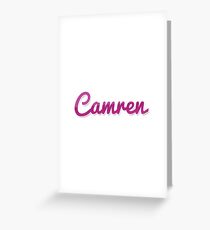 Tarjeta de felicitación Camren