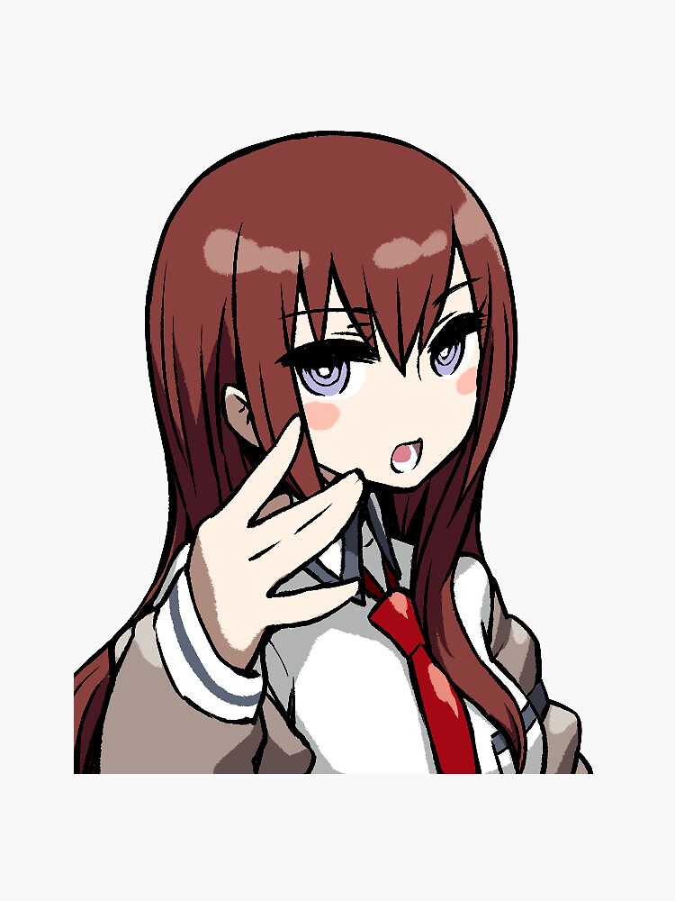 makise kurisu smile