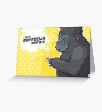 Premonition Greeting Card
