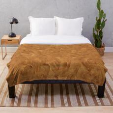 Peanut Butter Spread Pattern Throw Blanket
