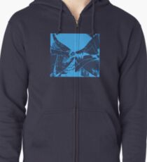 Flags blueblack Zipped Hoodie