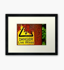 Deliver swearing Framed Print