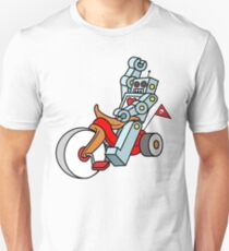 hot wheeling robot love Unisex T-Shirt