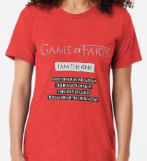 Game of Thrones (Farts) funny T-shirt Tri-blend T-Shirt
