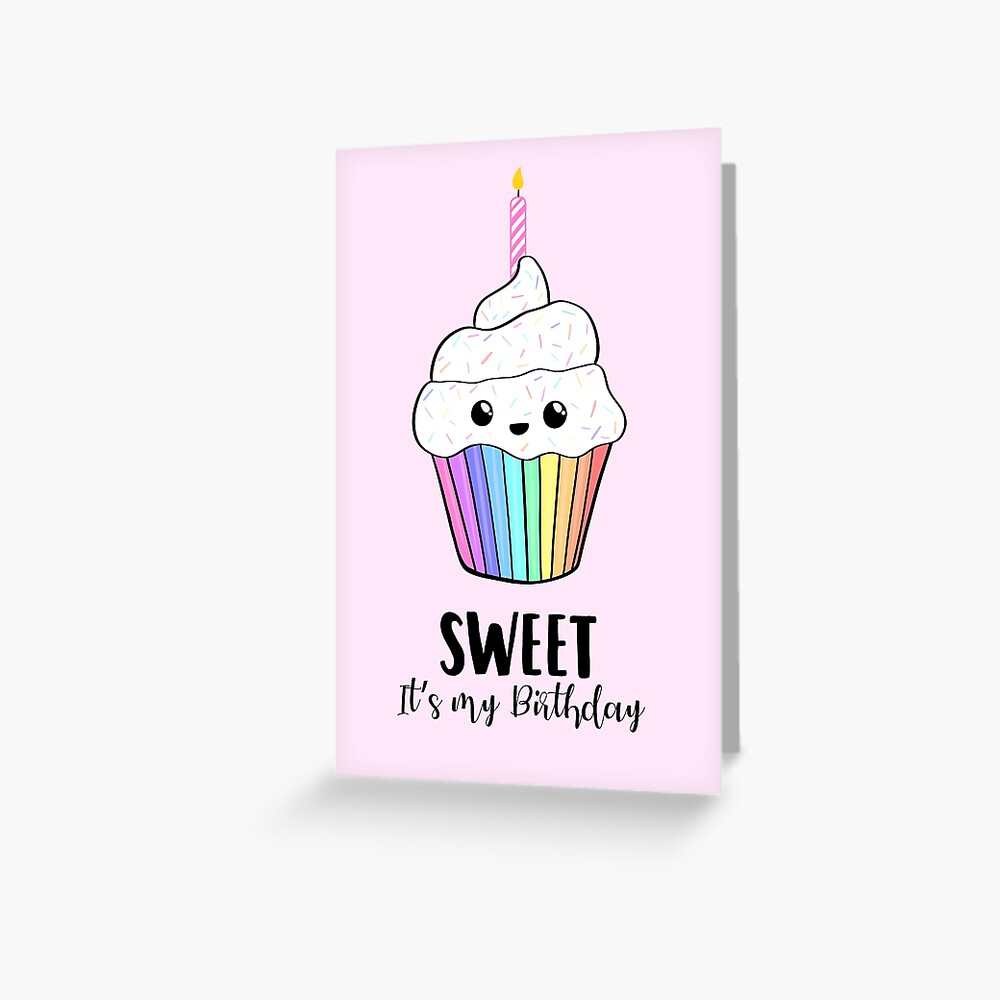 This is my SWEET Birthday shirt! Greeting Card