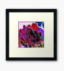 ( BAD DREAM ) ERIC WHITEMAN ART Framed Print