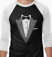 Casual Tuxedo Men's Baseball ¾ T-Shirt