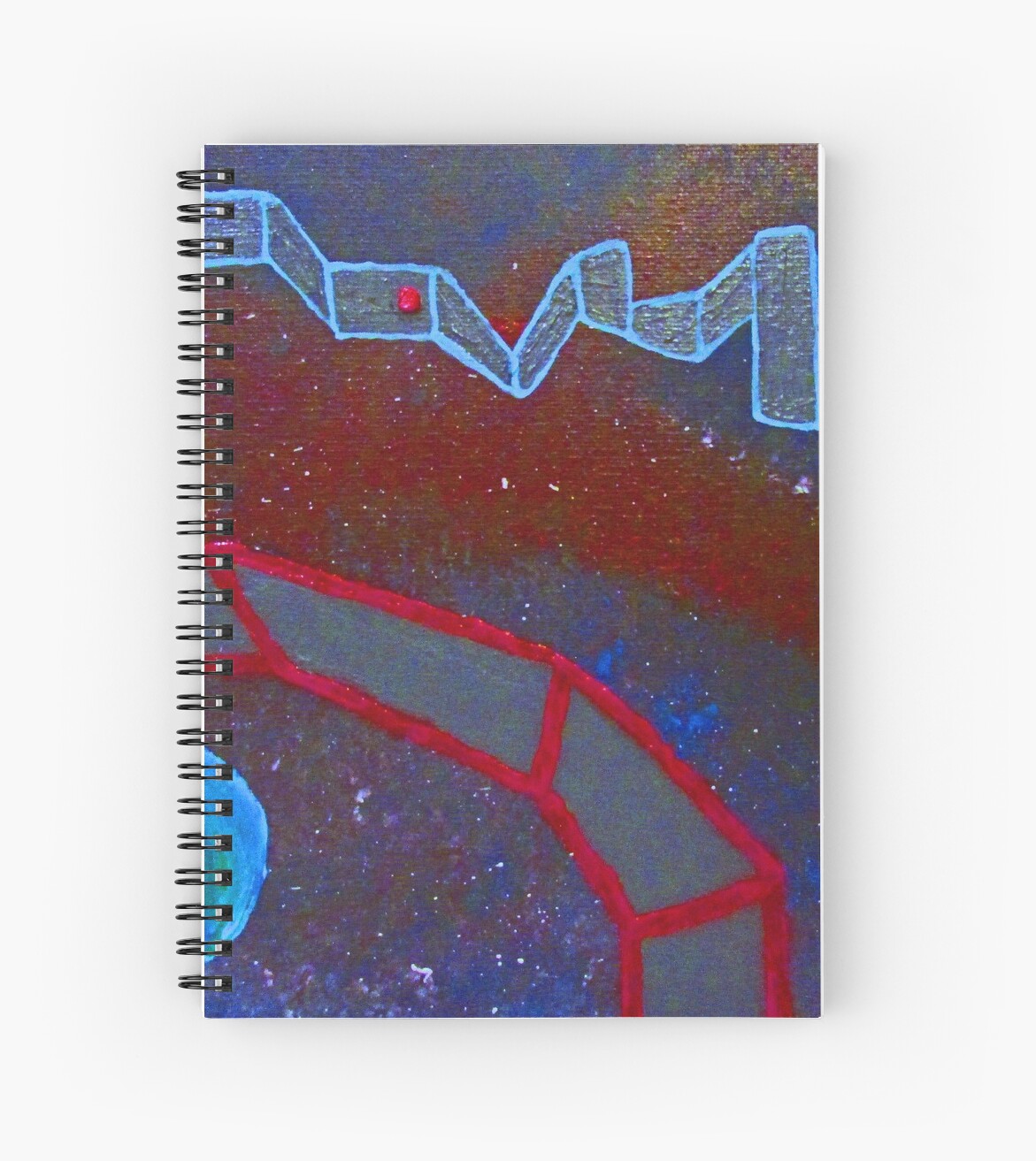 Gravity Shift Spiral Notebook By Kerjadae386 Redbubble