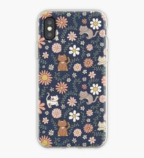 Flower Meower (Marine) iPhone-Hülle & Cover