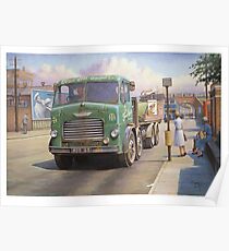 Leyland Octopus Tower Hill Transport Poster