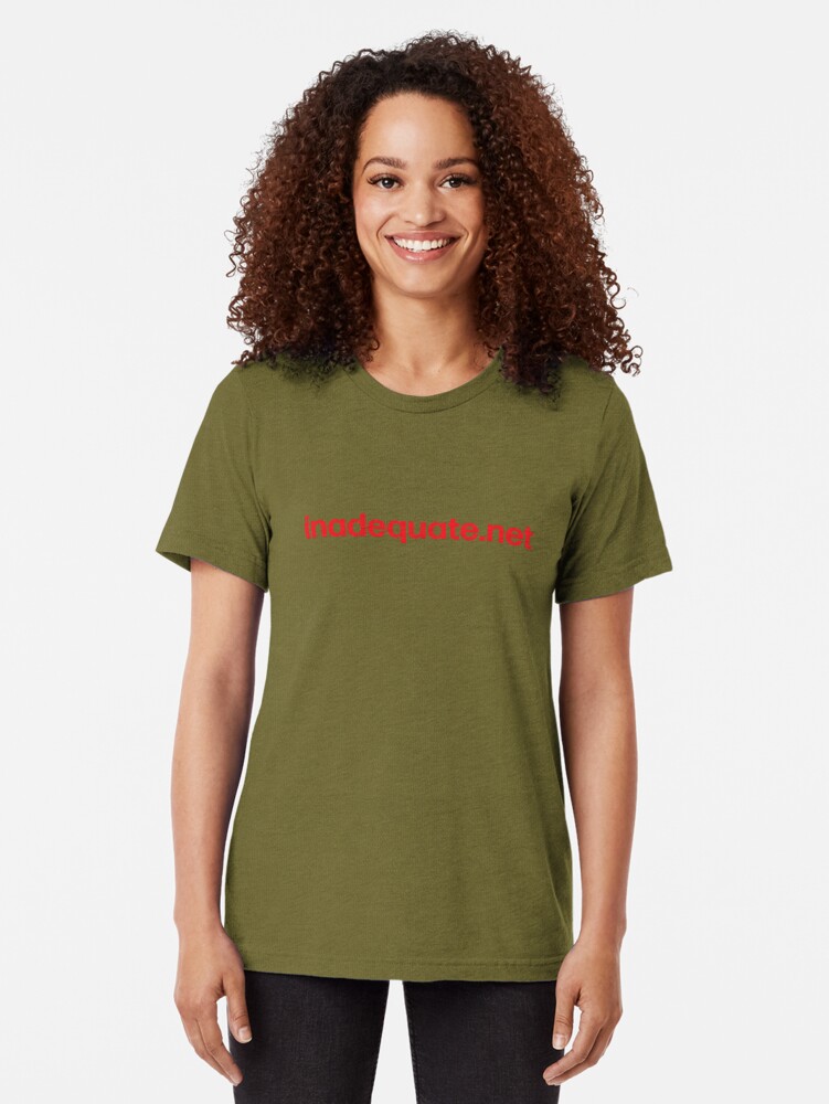 Alternate view of inadequate.net | an examination of free will | William O. Pate II Tri-blend T-Shirt