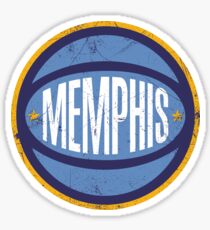 Memphis Retro Ball - Navy Sticker