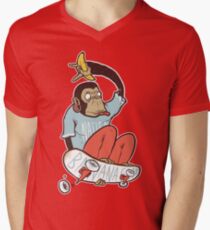 banana grab Men's V-Neck T-Shirt