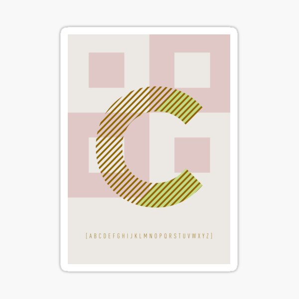 Typeface "C" Sticker